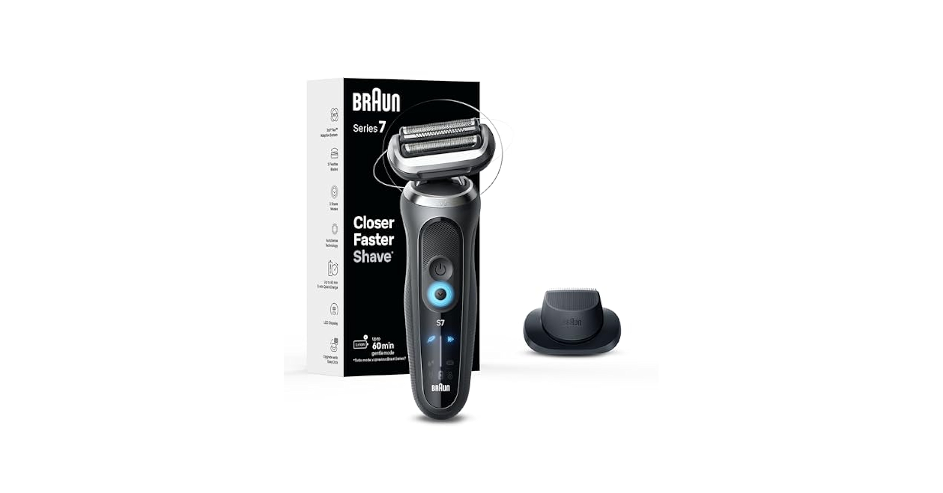BRAUN series７　720s-6 Braun Series 7 7120s Electric Shaver with Precision Trimmer